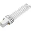 1 Ampoule UV Base G23 9W Longueur 145mm Lampe Stérilisateur Pour Aquarium Et Étang .