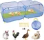 Clôture pliable portative pour animaux de compagnie, Cage de lapin de poulailler Tente pour petits animaux