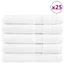 vidaXL Serviettes de Sauna de Qualité Supérieure 25 pcs, Paréos de Sauna, Draps de Bain, Serviettes de Douche Salle de Bain 137139