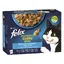 Alimentation humide pour chat - FELIX - Case-12471612 - Sensations en gelée - Sélection de poissons - Lot 12x85g