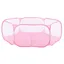 Parc portable pour petits animaux de compagnie tente transparente pour chiots chats lapins pour lextérieur rose YYV