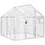 SALE dhiver Volière/Cage - UU - Pour oiseaux - argenté 179x2x185 m aluminium CC748