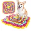 Tapis fouille chien polaire - 1 35x35cm jeu intelligence chiot lapin lavable - Multicolore Aucuneary