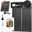 Grande Porte Poulailler Automatique SolairePorte Automatique Poulailler Solaire en Aluminium avec Écran LCD Étanche Minuterie