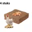 Lot de 4 tapis pour nid de poule - Tapis pour poulailler