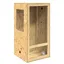 Terrarium en OSB - vidaxl - 50x50x100 cm - Marron - Thermomètre intégré - Usage intérieur - Convient aux reptiles