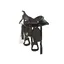 Selle de western pour cheval Hispano Hipica - Noir - 10