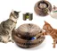 Planche à gratter pour chat, Planche à gratter pour chat Magic Organ, Planche à gratter pour chat 2 en 1 avec cloche, Pliable