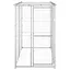 SALE dhiver Chenil/Enclos dextérieur - UU - Grande espace - Acier galvanisé avec toit - 110x220x180 cm CC41