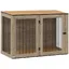 Plaque épaissieCage pour chien Meuble box pour chien avec porte et fenêtre table dappoint pour la maison niche pour grands chi