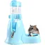 Distributeur nourriture/eau hamster 80 ml pour petits animaux cochons d’Inde lapins