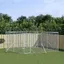 CLARENCE Chenil - VIDAXL - Pour multiples utilisation - pour chiens argenté 4x4x2 m acier galvanisé FR433