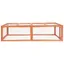 BEL ACHAT*Clapier - Enclos Extérieur de Jardin - poules/lapins - Poulailler 183x90x465 cm Bois de sapin massif Promo368967