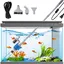 Aspirateur électrique d'aquarium,avec changeur d'eau Laveur de Sable Nettoyage des débris Filtre à Eau Douche à Eau débit 6 en 1