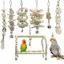 Lot de 7 jouets à mâcher pour perroquets perruches aras et inséparables