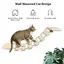 JEOBEST Pont Suspendu Pour Chat, Mur D'escalade, Meuble Pour Chat, Montage Mural, en Bois, 32.5*15.5*85cm
