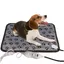 Coussin chauffant pour chiens et chats Couverture chauffante électrique pour animaux de compagnie Tapis thermostatique étanche à te