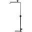 Support de lampe chauffante reptile, réglable en hauteur, pour tortues et amphibiens, en métal avec lampe chauffante
