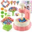 BlueSwan Activité Manuelle Enfant Kit Création Bouquet de Fleurs DIY Jouet de Créatif Fleurs pour Filles 3 KIT EDUCATION ACTIVITE