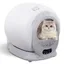 VINTEKY ®Bac à litière autonettoyant 65 L pour Chat, Litière à Nettoyage Automatique, Contrôlé APP, Litière robot connectée, Blanc