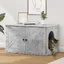 Moderne Maison pour chat - Contemporain - Meuble pour Animaux pour Salon Béton 85 x 55 x 50 cm Bois dingénierie@FR(673393)