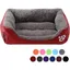 Weiqiao® Coussin Chien Chat Panier Ultra Doux Respirant Lit Chaud en Tissu Oxford pour Chien Petite - RougeS-keeper