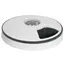 - Distributeur de nourriture pour animaux de compagnie - ABS - 30.5x30.5x7.2cm - Blanc