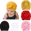 5 Pièces Bébé Turban Bonnets de Naissance Chapeaux Nœuds Papillons Mignon Elastique Enfant Casquettes Bonnets Pour Bébé Fille