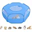 Parc pour petits animaux - MICH - Tente pliable - Intérieur/extérieur - Fond imperméable - Polyester et maille