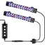 Dual Submersible Éclairage Aquarium LED 12W Full Spectrum LED Light Aquarium Lampe Aquarium avec 3 Rangées de 12W