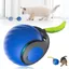 2025 Nouveau Jouet Interactif Intelligent pour Chat, Speedy Tail 2.0, Jouet pour Chien, USB Rechargeable Smart Cat Toys Ball(Bleu)