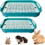 Bac À Litière pour Lapin2 Tailles Toilettes pour Petits AnimauxToilettes pour AnimauxBac a Litière de Potty Trainer