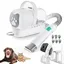 C Tondeuse chien 7 en 1 39x31.5x17.5cm aspirateur poil de chien avec 6 peignes de limitation tondeuse pour chien avec aspirateur