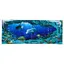 Affiche de fond décorative peintures du monde marin autocollant en PVC paysage pour aquarium 61 x 41 cm