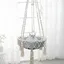 Hamac pour chat lit balançoire en coton à suspendre hamac de fenêtre pour chat lit tricoté nid de chat suspendu BALANCOIRE