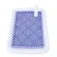 OMABETA toilettes pour animaux de compagnie Toilettes pour chiens haute clôture anti-odeur facile animalerie conditionneur Bleu