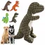 DinosaurePeluche à mâcher en pour chienjouet sonore pour chiotsrésistant aux morsuresnettoyanimaux de compagnie fournitures