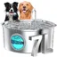 Fontaine à eau automatique pour animaux - Phoesky - 7L - Acier inoxydable 304 - Filtration - Pompe anti-séchage