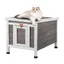 Maison Pour Chat D'extérieur Résistante Aux Intempéries-Vevor-513x420x420 Mm-Abri Spacieux En Bois À Deux Niveaux Pour Chats