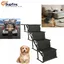 SUPFINE Escalier pour Chien 139*45*56-76cm Capacité de Poids 70kg Escalier Pliant pour Animaux 4 Marches