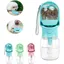 Gourde pour chien - Bouteille deau 2 en 1 avec gamelle intégrée - Gourde de voyage - Anti-fuite - Portable -