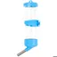 Abreuvoir Biberon Bouteille Distributeur deau en Plastique pour Lapin Hamster Petits Animaux(Bleu)