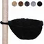 Dibea - KB00164 - lionto Nid Douillet en Peluche Douce diametre 40 cm, Profondeur 25 cm Noir