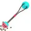 Jouet pour chien à mâcher - Phoesky - Indestructible - Squeaky - Interactif - Bleu rougeâtre - 16.9x2.48 inch - TPR