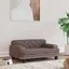 Lit pour chien - vidaXL - Similicuir - Brun - 70x45x30 cm