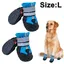 Bottes Antidérapantes pour Chiens, Chaussons Imperméables pour l'Extérieur, Taille Moyenne à Grande