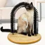Arbre à chat facile à nettoyer, masseur pour chat avec base, masseur d'arche pour chat,auto-toiletteur,griffoir pour chat nettoyant
