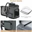 Sac à Dos Chat Chien Extensible Sac Transport Chat Chien Pliable pour Petits Chiens avec Laisse de Sécurité Intérieure et 2