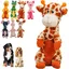 Girafe Peluche à mâcher en pour chienjouet sonore pour chiotsrésistant aux morsuresnettoyanimaux de compagnie fournitures