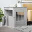 SALE 2026 niche pour chien polyvalente jouerr Gris - Meuble de cage pour chiens sonoma gris 645x80x71cm PRO589312970